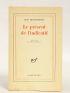 BLOCH-MICHEL : Le présent de l'indicatif. Essai sur le Nouveau roman - Signed book, First edition - Edition-Originale.com