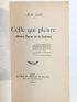 BLOY : Celle qui pleure - Signed book, First edition - Edition-Originale.com