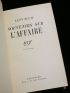 BLUM : Souvenirs sur l'affaire - Signed book, First edition - Edition-Originale.com