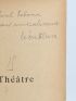 BLUM : Au Théâtre (Deuxième série) - Autographe, Edition Originale - Edition-Originale.com