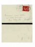 BLUM : Lettre autographe signée adressée à Louis Artus - Signiert, Erste Ausgabe - Edition-Originale.com