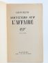 BLUM : Souvenirs sur l'Affaire - Signed book, First edition - Edition-Originale.com