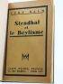 BLUM : Stendhal et le Beylisme - Autographe, Edition Originale - Edition-Originale.com