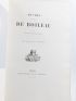 BOILEAU DESPREAUX : Oeuvres poétiques de Boileau - Edition-Originale.com
