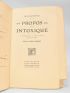 BOISSIERE : Propos d'un intoxiqué - Signed book, First edition - Edition-Originale.com