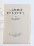 BONNARD : L'Amour et l'Amitié - First edition - Edition-Originale.com
