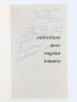 BONNEFOY : Entretiens avec Eugène Ionesco - Autographe, Edition Originale - Edition-Originale.com