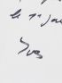 BONNEFOY : Lettre autographe adressée à son ami Georges Raillard - Autographe, Edition Originale - Edition-Originale.com