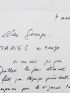 BONNEFOY : Lettre autographe adressée à son ami Georges Raillard - Libro autografato, Prima edizione - Edition-Originale.com