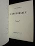 BONNEFOY : L'improbable - Libro autografato, Prima edizione - Edition-Originale.com