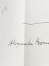 BONNIER : Journal d'esthétique II & quelques aigre-douceries - Autographe, Edition Originale - Edition-Originale.com