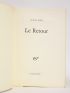 BOREL : Le retour - First edition - Edition-Originale.com