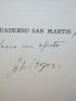 BORGES : Cuaderno San Martin - Signed book, First edition - Edition-Originale.com