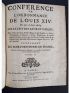 BORNIER : Conferences des ordonnances de Louis XIV. Roy de France et de Navarre, avec les anciennes ordonnances du royaume, le droit ecrit et les arrests. Enrichies d'annotations et de décisions importantes - Edition-Originale.com