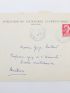 BOSCO : Lettre autographe signée adressée à ses amis Georges et Alice Raillard - Signiert, Erste Ausgabe - Edition-Originale.com