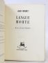 BOSQUET : Langue morte - Signed book, First edition - Edition-Originale.com