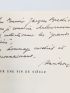 BOSQUET : Sonnets pour une fin de siècle - Autographe, Edition Originale - Edition-Originale.com