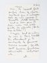 BOUDARD : Bristol manuscrit adressé à son grand ami le journaliste bruxellois, également grand ami et biographe de Georges Brassens, André Tillieu lui présentant ses voeux pour l'année 1984 - Autographe, Edition Originale - Edition-Originale.com