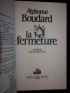 BOUDARD : La fermeture - Signiert, Erste Ausgabe - Edition-Originale.com