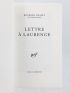 BOURBON BUSSET : Lettre à Laurence - Prima edizione - Edition-Originale.com