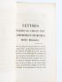 BOURBON-CONDE : Lettres écrites en 1786 et 1787, publiées par M. Ballanche - Prima edizione - Edition-Originale.com