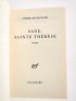 BOURGEADE : Sade, sainte Thérèse - Signed book, First edition - Edition-Originale.com
