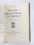 BOURGET : Nouvelles pages de critique et de doctrine - Edition Originale - Edition-Originale.com