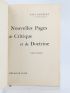 BOURGET : Nouvelles pages de critique et de doctrine - First edition - Edition-Originale.com