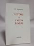 BOUSQUET : Lettres à Carlo Suarès - Erste Ausgabe - Edition-Originale.com