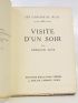 BOVE : Visite d'un soir - First edition - Edition-Originale.com