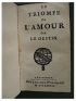 BREMOND : L'amour en fureur, ou les excès de la jalousie italienne [Ensemble] Le triomfe de l'amour sur le destin - First edition - Edition-Originale.com