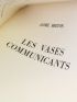 BRETON : Les vases communicants - First edition - Edition-Originale.com