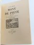 BRETON : Mont de piété - Erste Ausgabe - Edition-Originale.com