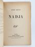 BRETON : Nadja - Libro autografato, Prima edizione - Edition-Originale.com