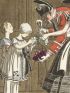 Pour les pauvres. Robe d'après-midi et robe de petite fille, de Jeanne Lanvin. (La Gazette du Bon ton, n°3. Avril 1920 - Planche 23: ) - Edition Originale - Edition-Originale.com