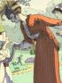 LANVIN : Au Pré Catelan - Robes de fillettes et tailleurs de Jeanne Lanvin. (La Gazette du Bon ton, n°6. Juin 1914  - Planche 55: ) - Erste Ausgabe - Edition-Originale.com