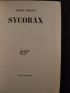 BRISSON : Sycorax - Edition Originale - Edition-Originale.com
