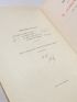 BRIVOIS : Essai de bibliographie des oeuvres de M. Alphonse Daudet avec fragments inédits - Signiert, Erste Ausgabe - Edition-Originale.com