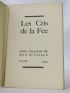 BUCAILLE : Les cris de la fée - First edition - Edition-Originale.com