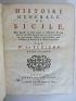 BURIGNY de : Histoire generale de Sicile - Prima edizione - Edition-Originale.com