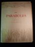 Les Paraboles - First edition - Edition-Originale.com