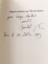 BUTOR : Improvisations sur Michel Butor - Signed book, First edition - Edition-Originale.com