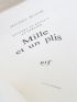 BUTOR : Mille et un plis - Erste Ausgabe - Edition-Originale.com
