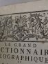 BRUZEN DE LA MARTINIERE : Le Grand dictionnaire géographique, historique et critique - Erste Ausgabe - Edition-Originale.com