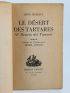 BUZZATI : Le désert des tartares - First edition - Edition-Originale.com