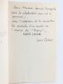 CABRIES : Saint Jacob - Autographe, Edition Originale - Edition-Originale.com