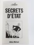 CABU : Secrets d'Etat - Autographe, Edition Originale - Edition-Originale.com