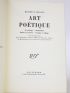 CAILLOIS : Art poétique - First edition - Edition-Originale.com