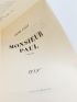 CALET : Monsieur Paul - Prima edizione - Edition-Originale.com