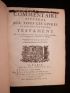 CALMET : Commentaire littéral sur tous les livres de l'Ancien et du Nouveau Testament. Jeremie et Baruch - Edition-Originale.com